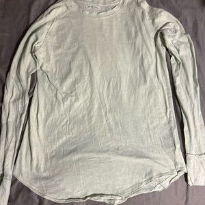 Men's White Long Sleeve Shirt